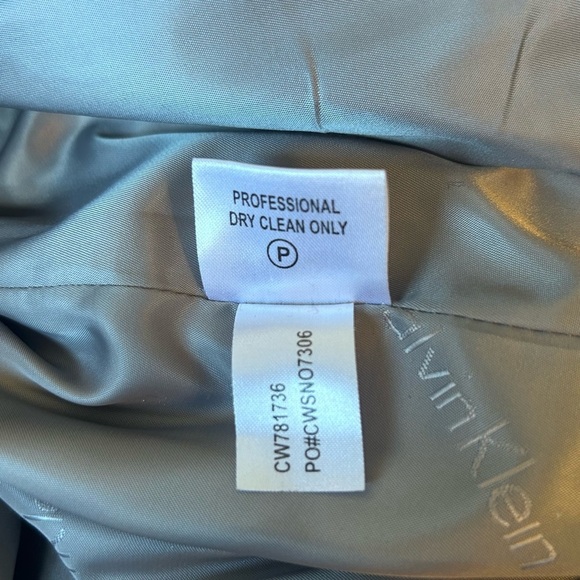 Calvin Klein Angora Wool Gray Coat Womens Size 10 Beautiful Soft and Comfortable - Picture 8 of 10